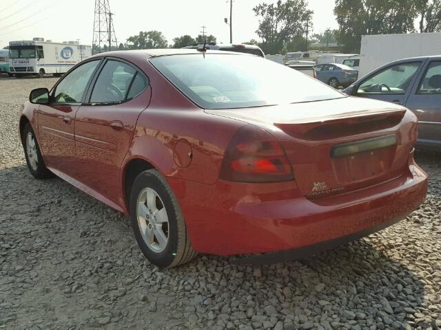 2G2WP552481191729 - 2008 PONTIAC GRAND PRIX RED photo 3