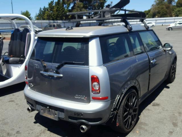 WMWMM33598TP71028 - 2008 MINI COOPER S C GRAY photo 4