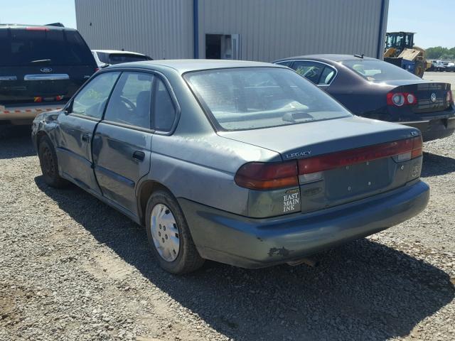 4S3BD4351T7205608 - 1996 SUBARU LEGACY L GREEN photo 3