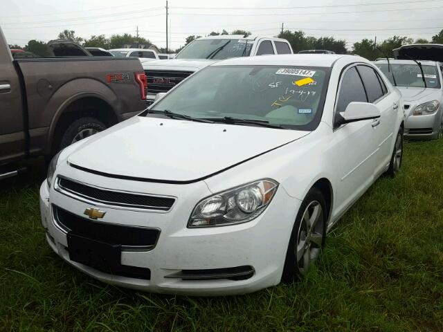 1G1ZC5EUXCF351824 - 2012 CHEVROLET MALIBU 1LT WHITE photo 2