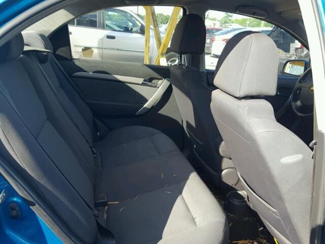 KL1TD56E19B622763 - 2009 CHEVROLET AVEO LS BLUE photo 6