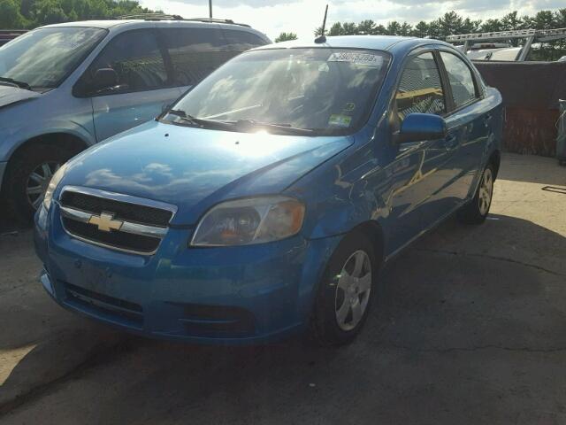 KL1TD56E19B622763 - 2009 CHEVROLET AVEO LS BLUE photo 9