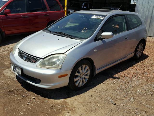 SHHEP33525U504289 - 2005 HONDA CIVIC SI SILVER photo 2