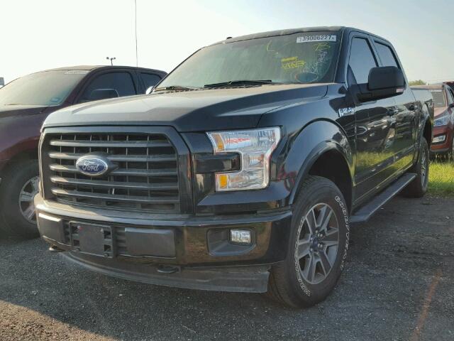 1FTEW1EF9HKD80611 - 2017 FORD F150 SUPER BLACK photo 2