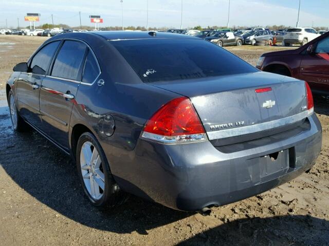 2G1WU583681232962 - 2008 CHEVROLET IMPALA BLUE photo 3