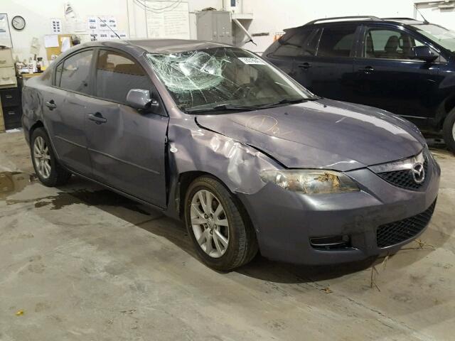 JM1BK32F581778757 - 2008 MAZDA 3 I GRAY photo 1