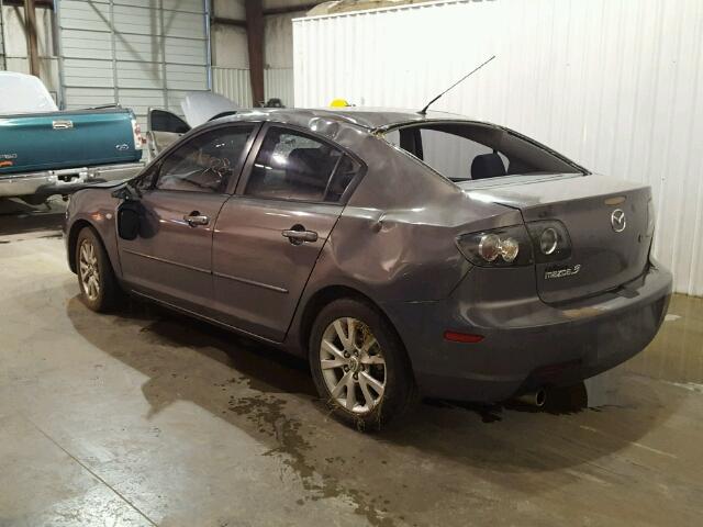 JM1BK32F581778757 - 2008 MAZDA 3 I GRAY photo 3