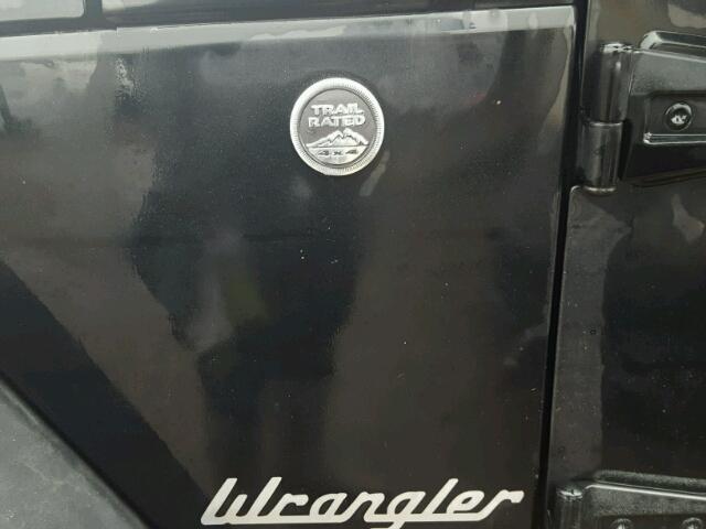 1C4HJWDG0CL203421 - 2012 JEEP WRANGLER U BLACK photo 9