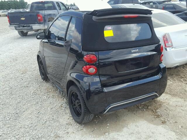 WMEEK3BA3DK587782 - 2013 SMART FORTWO PAS BLACK photo 3