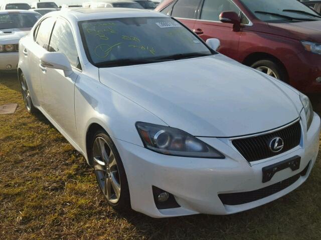 JTHBF5C23D5191874 - 2013 LEXUS IS 250 WHITE photo 1