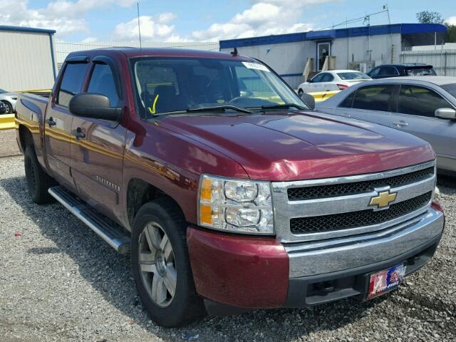 2GCEC130481321425 - 2008 CHEVROLET SILVERADO MAROON photo 1