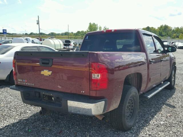 2GCEC130481321425 - 2008 CHEVROLET SILVERADO MAROON photo 4