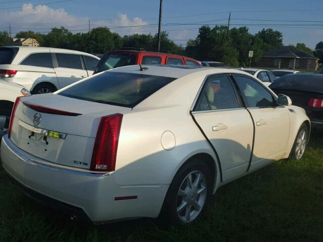 1G6DF577680163010 - 2008 CADILLAC CTS CREAM photo 4