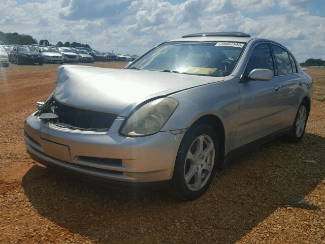 JNKCV51F64M712931 - 2004 INFINITI G35 SILVER photo 2