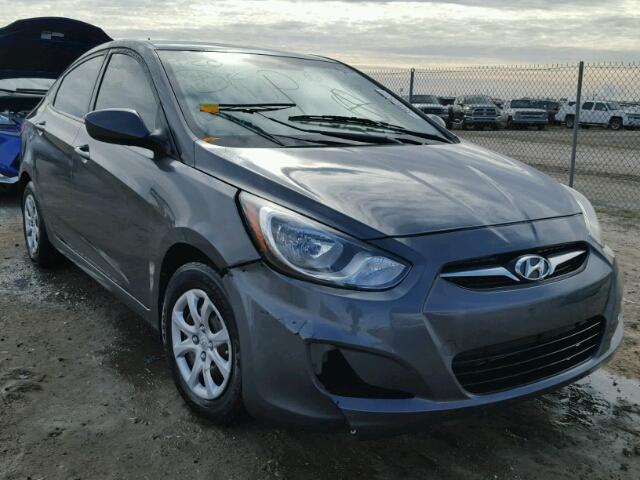 KMHCT4AE9CU228819 - 2012 HYUNDAI ACCENT GLS GRAY photo 1