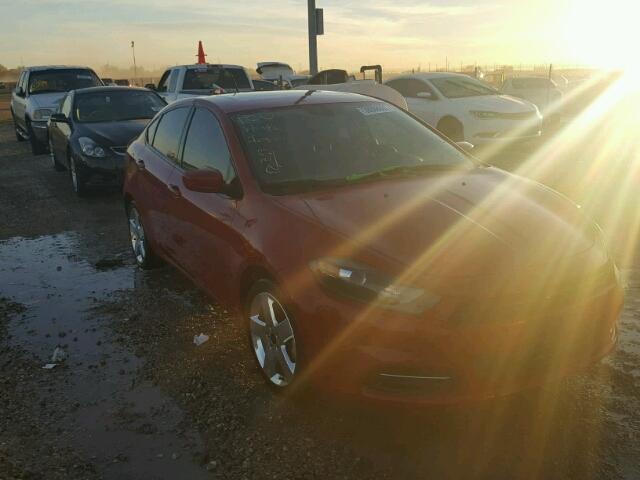 1C3CDFBB7ED725098 - 2014 DODGE DART RED photo 1