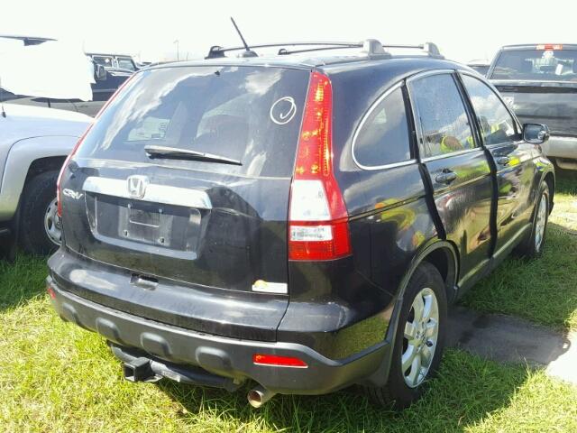 5J6RE38759L022626 - 2009 HONDA CR-V EXL BLACK photo 4