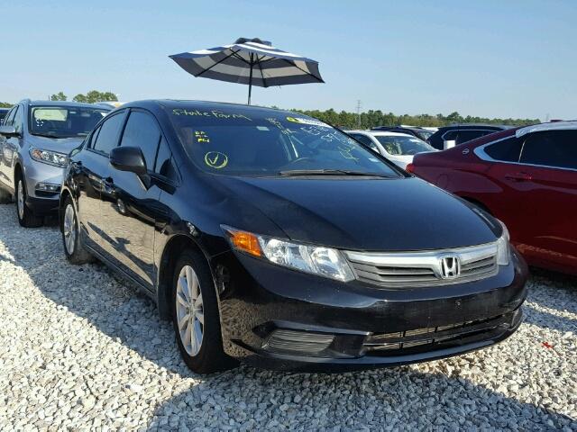 2HGFB2F83CH605287 - 2012 HONDA CIVIC EX BLACK photo 1