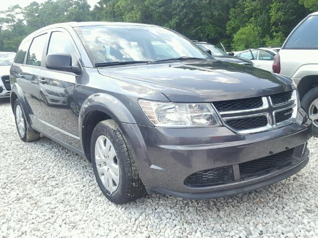 3C4PDCAB8ET218167 - 2014 DODGE JOURNEY GRAY photo 1