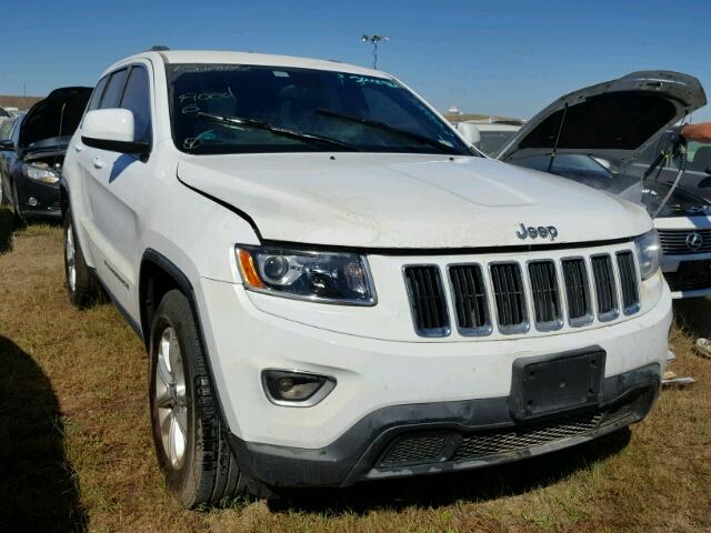 1C4RJEAG5FC131476 - 2015 JEEP GRAND CHER WHITE photo 1