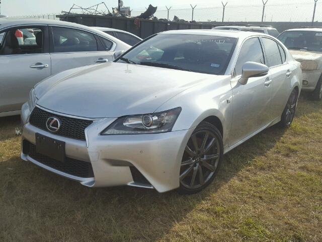 JTHBE1BL8FA002457 - 2015 LEXUS GS SILVER photo 2