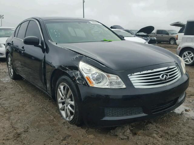 JNKBV61E98M208579 - 2008 INFINITI G35 BLACK photo 1