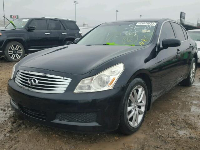 JNKBV61E98M208579 - 2008 INFINITI G35 BLACK photo 2