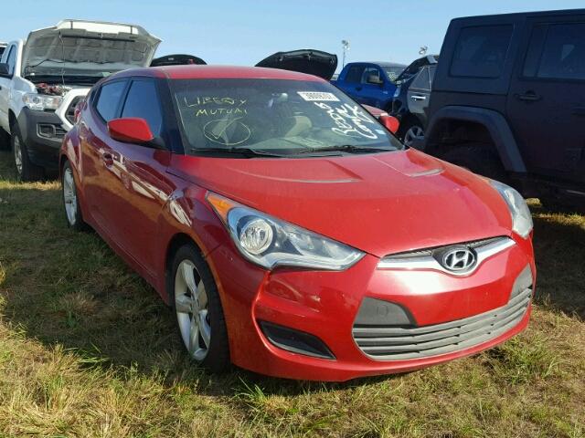 KMHTC6AD2DU120675 - 2013 HYUNDAI VELOSTER B RED photo 1