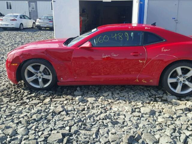 2G1FE1EV9A9000102 - 2010 CHEVROLET CAMARO LS RED photo 9