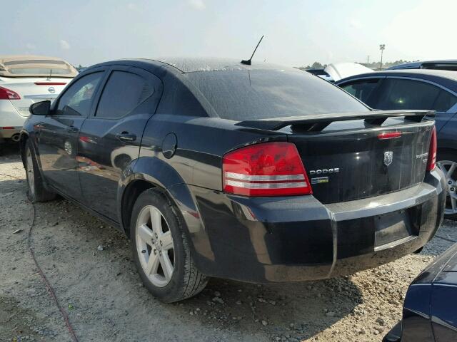 1B3LC56D49N545518 - 2009 DODGE AVENGER SX BLACK photo 3