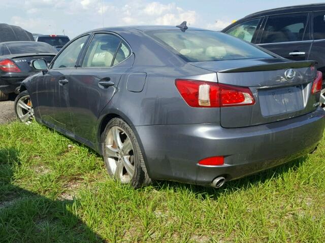 JTHBF5C23D5185282 - 2013 LEXUS IS GRAY photo 3