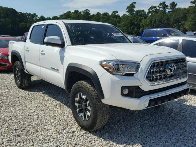 5TFCZ5AN3HX079838 - 2017 TOYOTA TACOMA WHITE photo 1