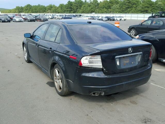 19UUA66234A040116 - 2004 ACURA TL BLACK photo 3