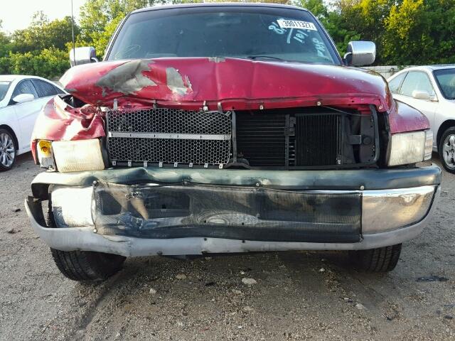 3B7KC23D0VM536882 - 1997 DODGE RAM 2500 RED photo 9