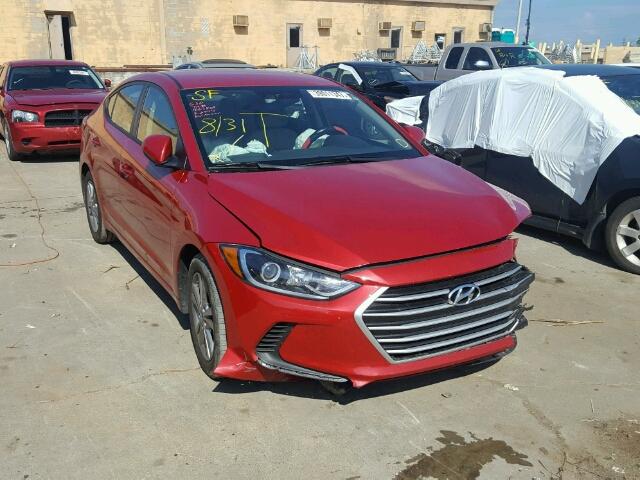 5NPD84LF7HH027308 - 2017 HYUNDAI ELANTRA SE RED photo 1