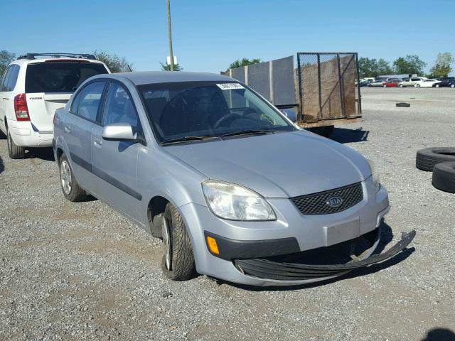 KNADE123X66167341 - 2006 KIA RIO SILVER photo 1