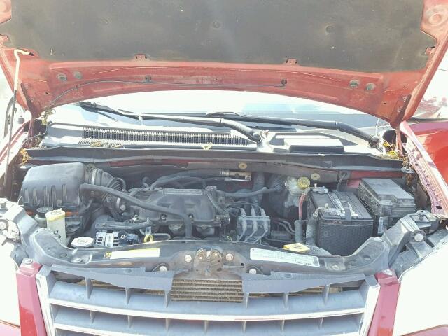 2A4RR8D15AR321290 - 2010 CHRYSLER TOWN & COU BURGUNDY photo 7