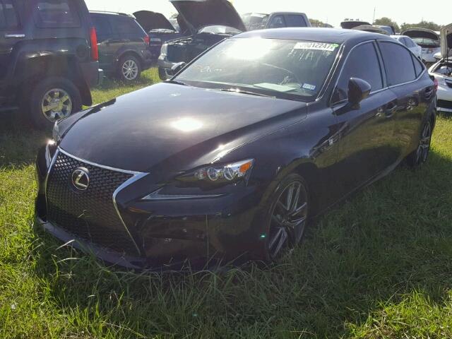 JTHBF1D2XF5072116 - 2015 LEXUS IS 250 BLACK photo 2