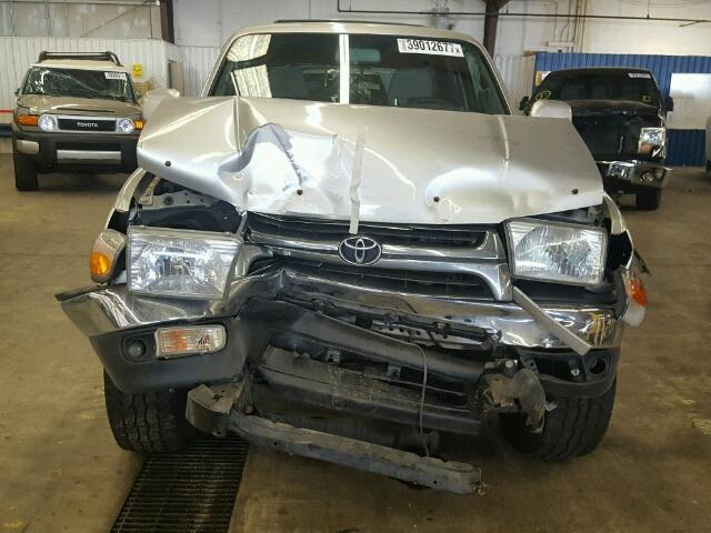 JT3HN86RX20370338 - 2002 TOYOTA 4RUNNER SR SILVER photo 7