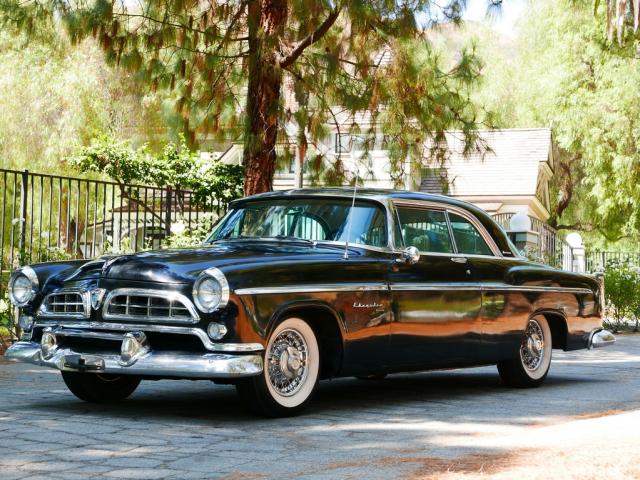 000000000W5529201 - 1955 CHRYSLER WINDSOR BLACK photo 2