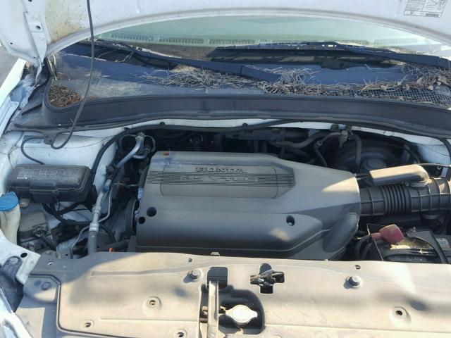 2HKYF18133H513612 - 2003 HONDA PILOT LX WHITE photo 7