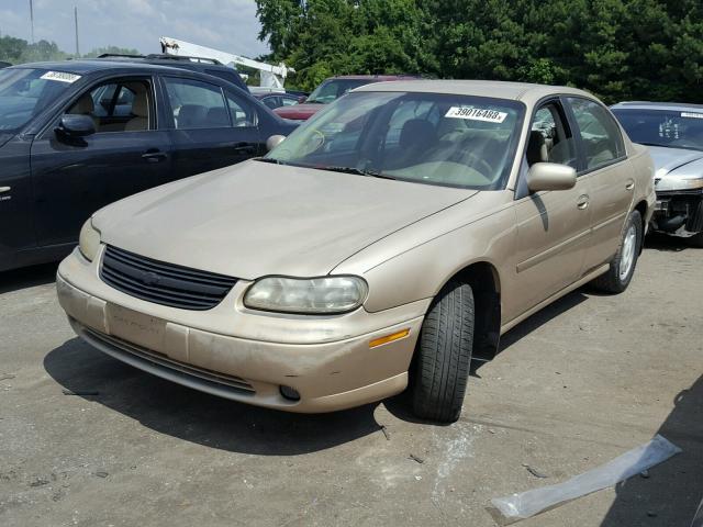 1G1NE52J92M568908 - 2002 CHEVROLET MALIBU LS GOLD photo 2