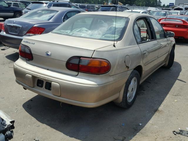 1G1NE52J92M568908 - 2002 CHEVROLET MALIBU LS GOLD photo 4