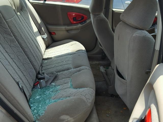 1G1NE52J92M568908 - 2002 CHEVROLET MALIBU LS GOLD photo 6