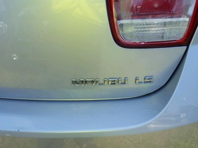 1G11B5SLXFF351886 - 2015 CHEVROLET MALIBU LS SILVER photo 9