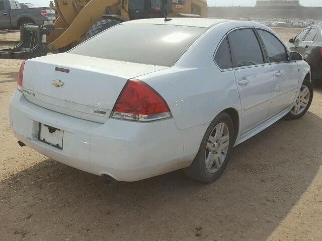 2G1WG5E38D1153573 - 2013 CHEVROLET IMPALA LT WHITE photo 4