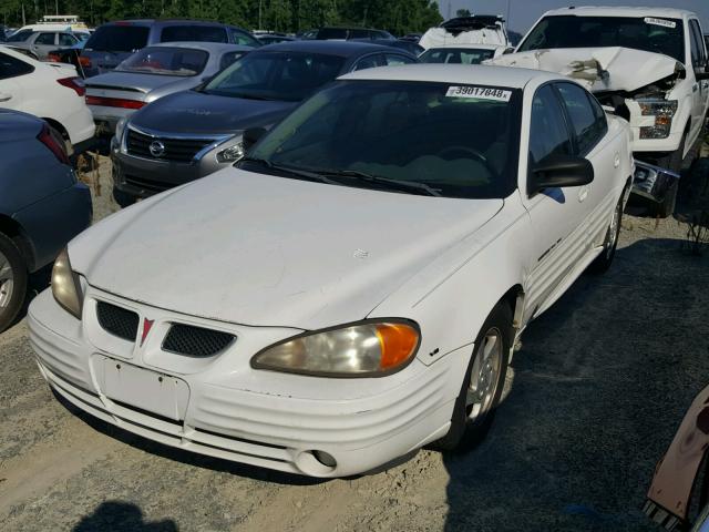 1G2NF52E7YC517434 - 2000 PONTIAC GRAND AM S Ağ foto 2