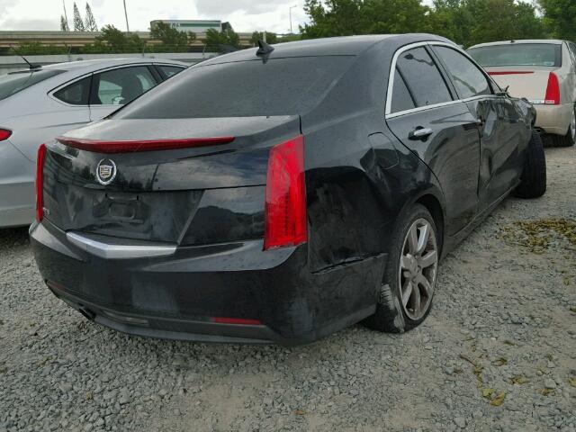 1G6AA5RA7D0122700 - 2013 CADILLAC ATS BLACK photo 4