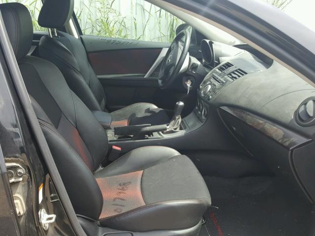 JM1BL1K37B1355774 - 2011 MAZDA SPEED 3 BLACK photo 5