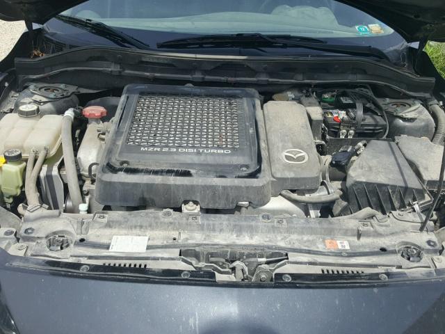 JM1BL1K37B1355774 - 2011 MAZDA SPEED 3 BLACK photo 7